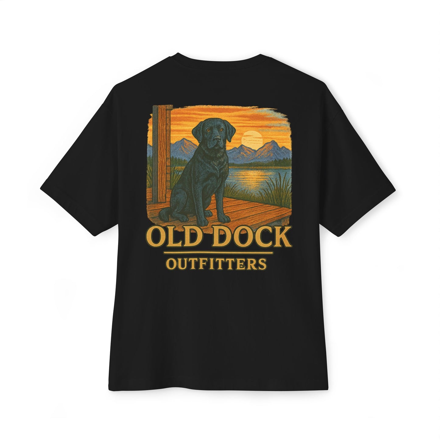Black Lab Old Dock Outfitters T-Shirt