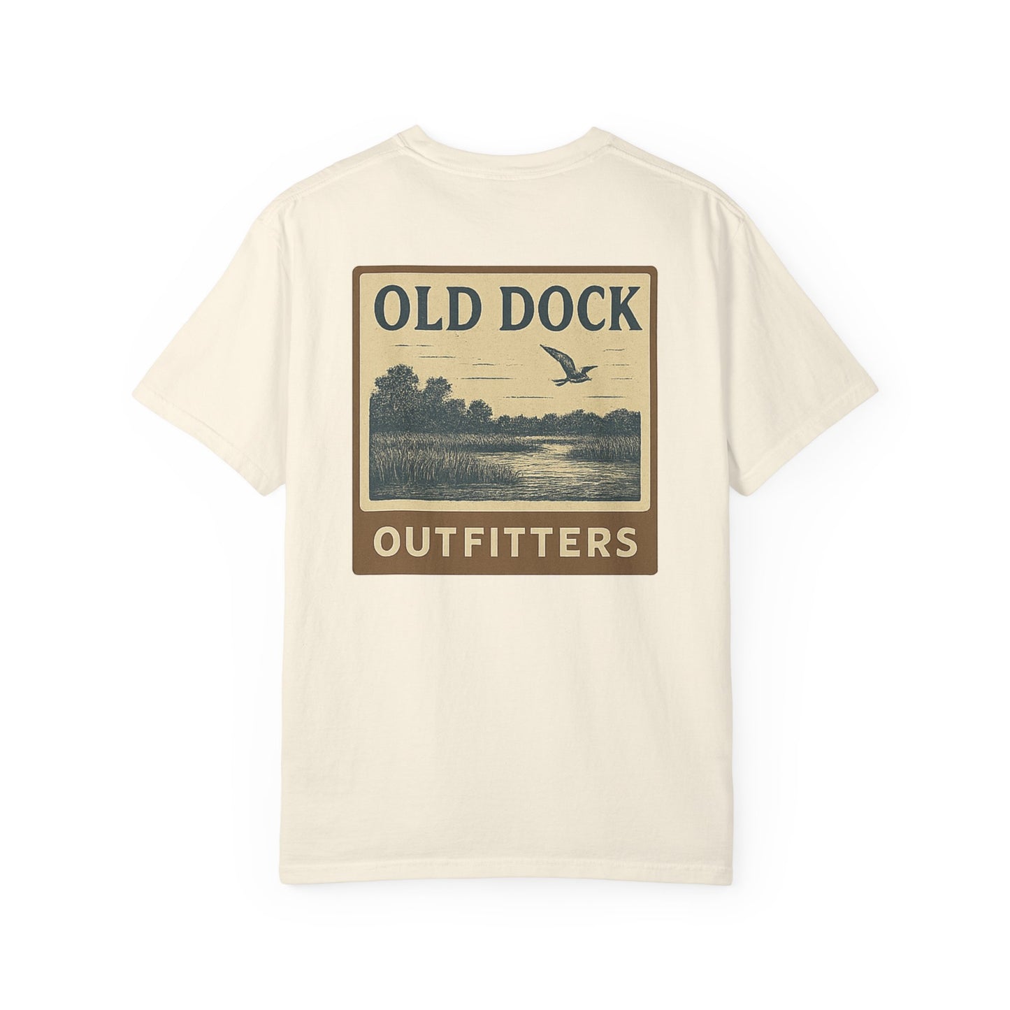 Vintage Stamp Old Dock Outfitters T-Shirt