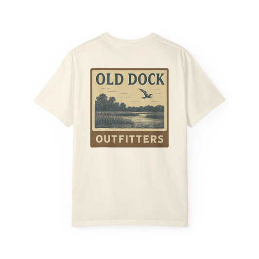 Vintage Stamp Old Dock Outfitters T-Shirt