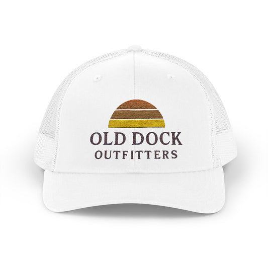 Retro Old Dock Outfitters Snapback Trucker Cap